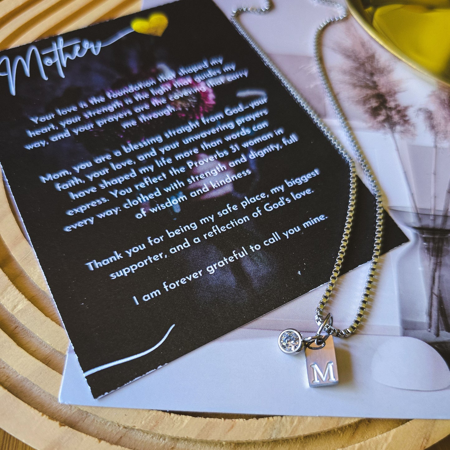 Mother M necklace silver