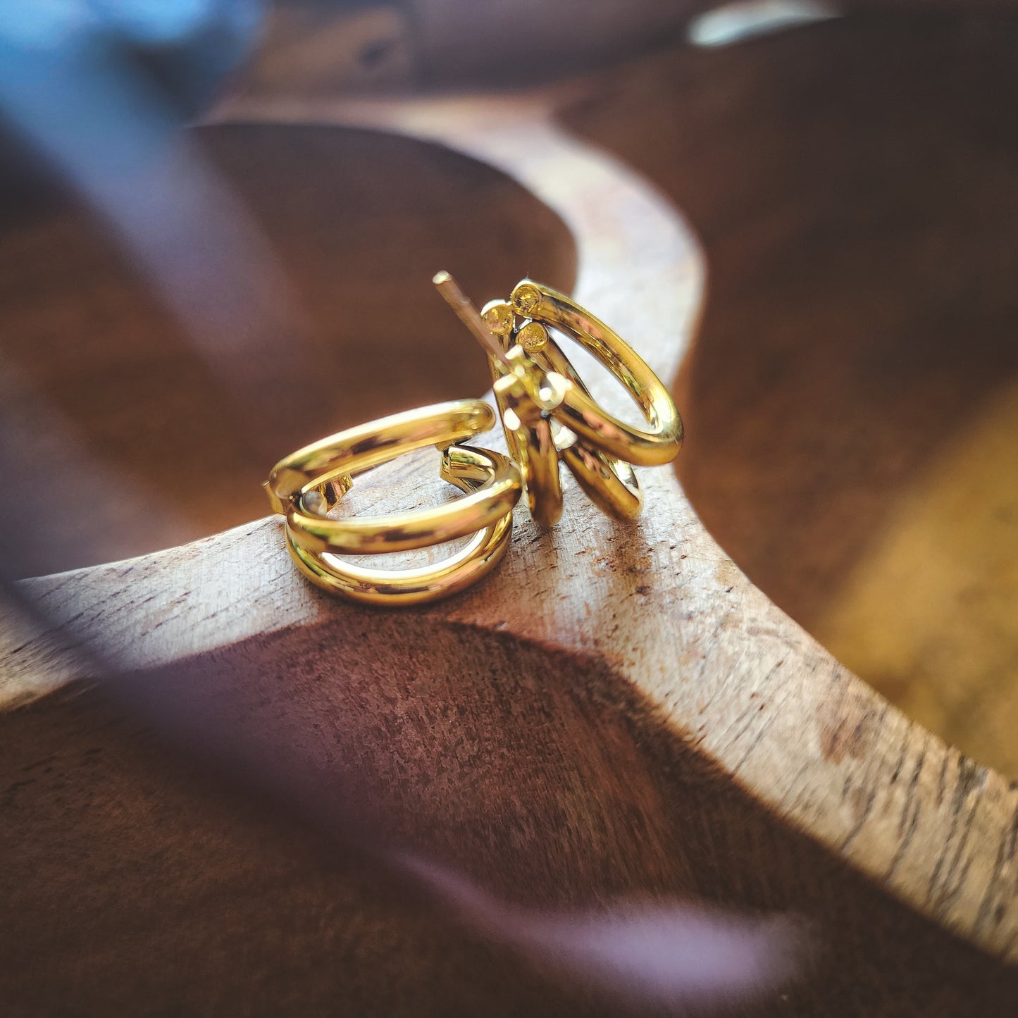 Elegant Gold Hoop Earrings