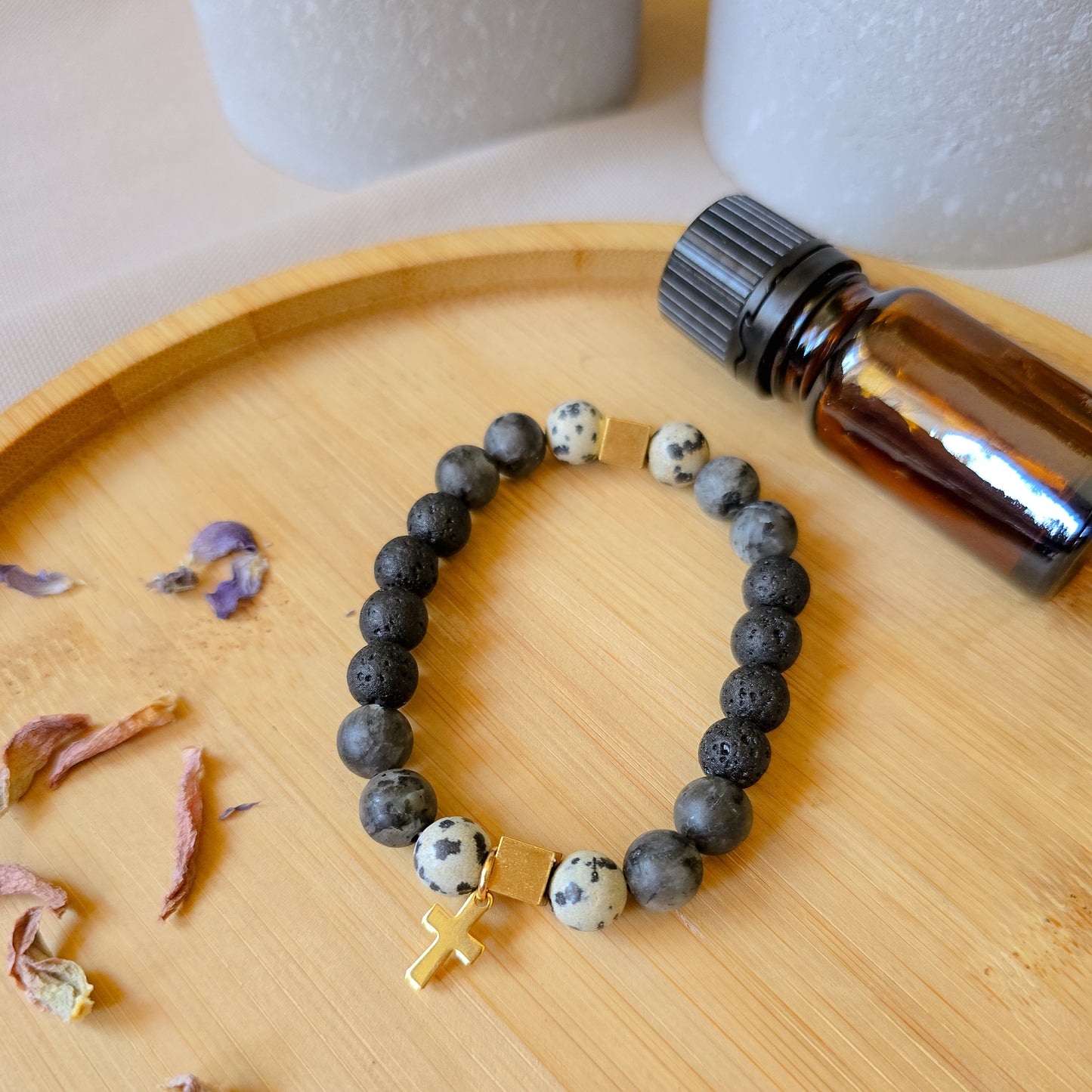 NATURAL STONE / aroma bracelet