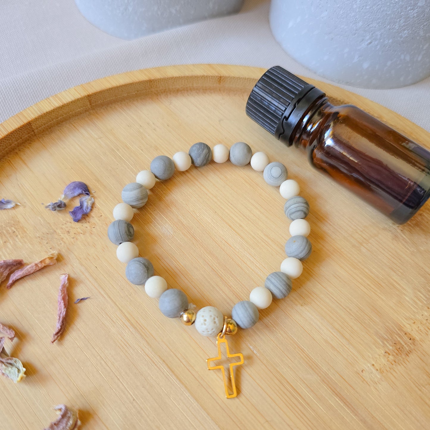 NATURAL STONE / aroma bracelet