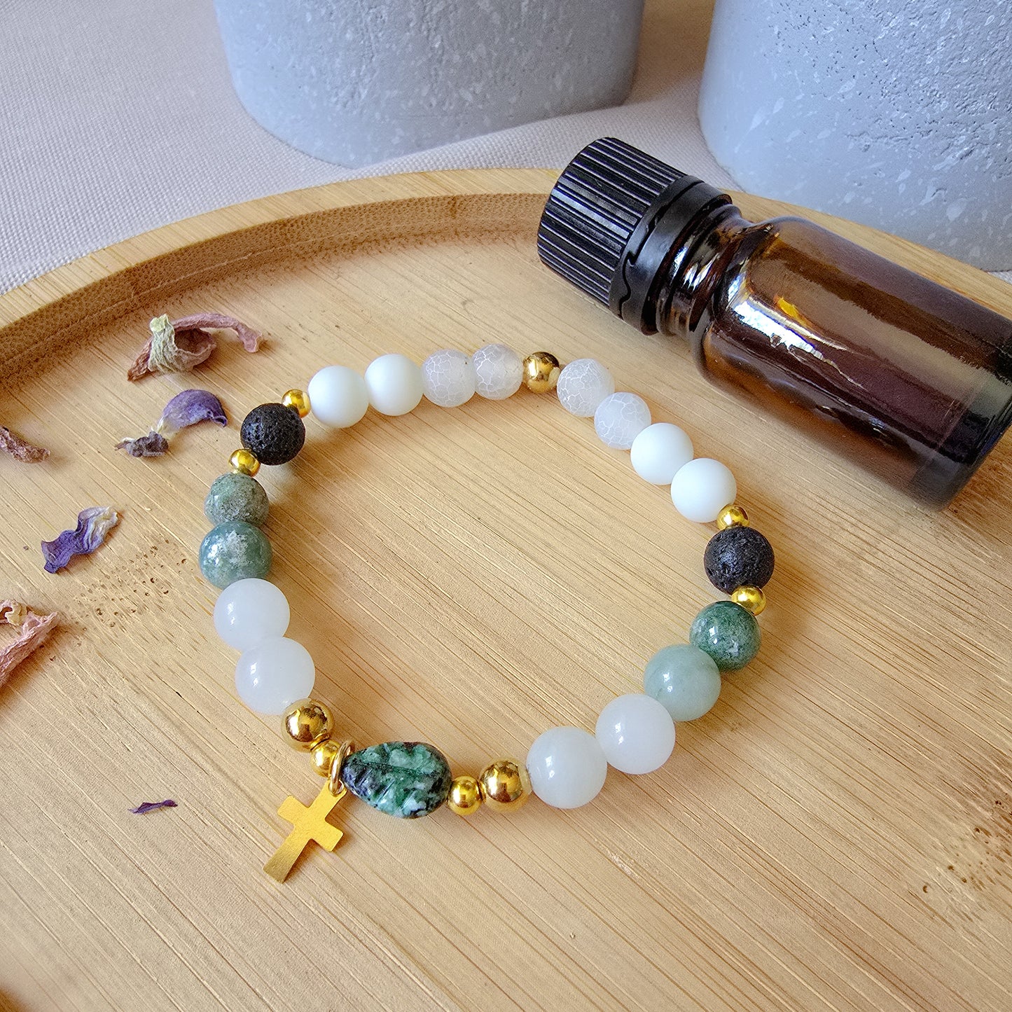 NATURAL STONE / aroma bracelet