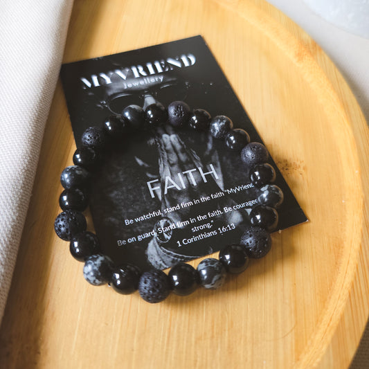 FAITH - natural bead