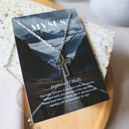 Mustard Seed cross SILVER