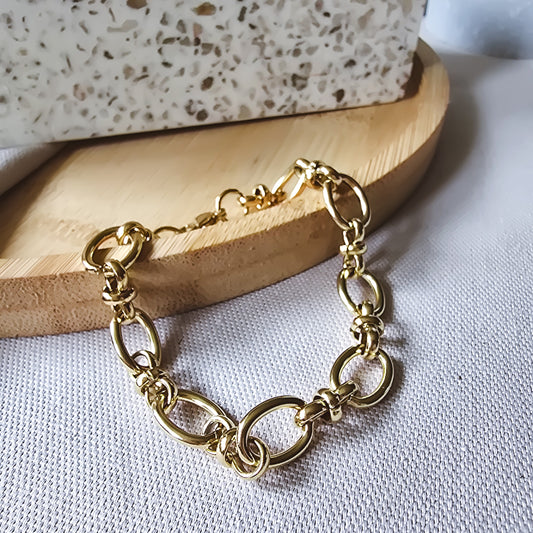 Minimalist solid bracelet GOLD