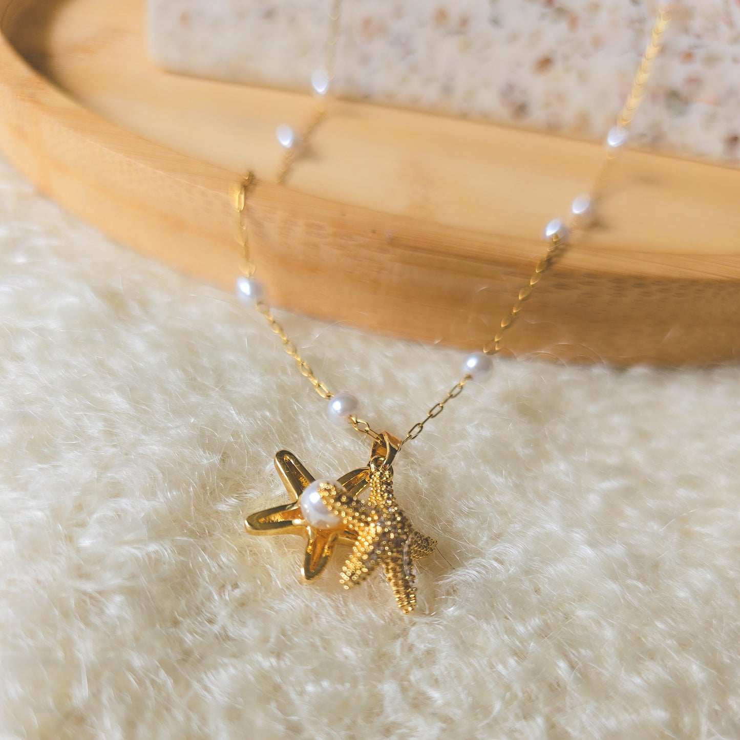 18k starfish stainless steel