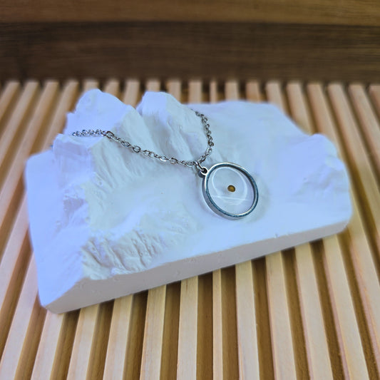 Mustard Seed Faith Necklace SILVER