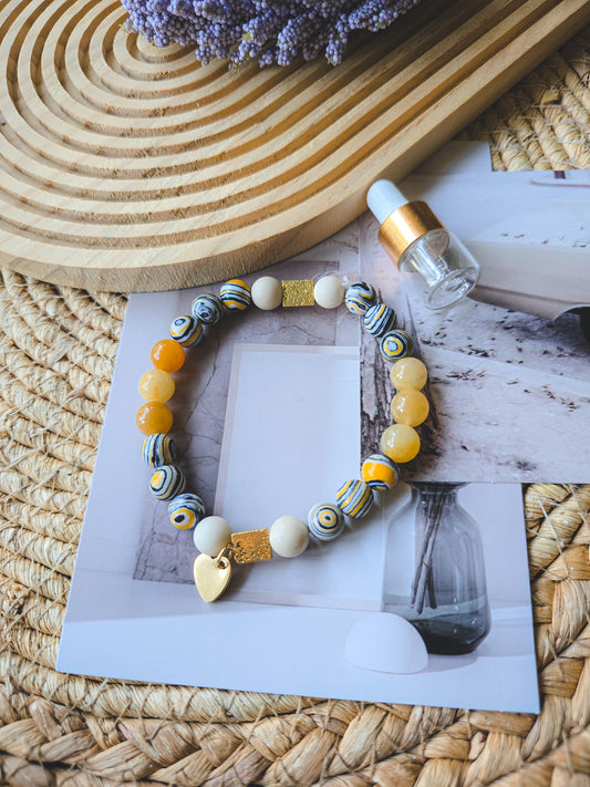 Natural stone PRAYER bracelet