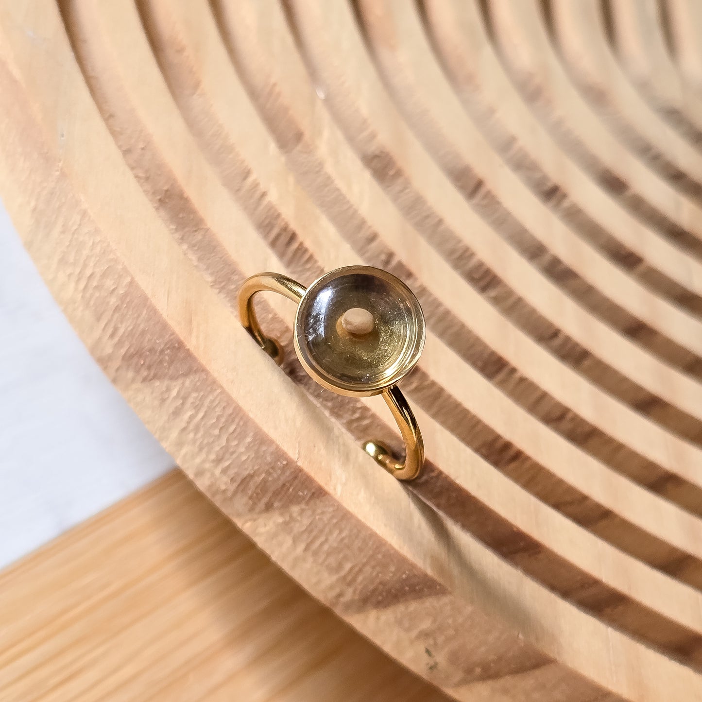 MUSTARD SEED - handmade ring
