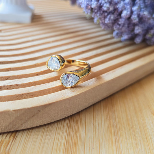 Waterdrop 18k gold plated