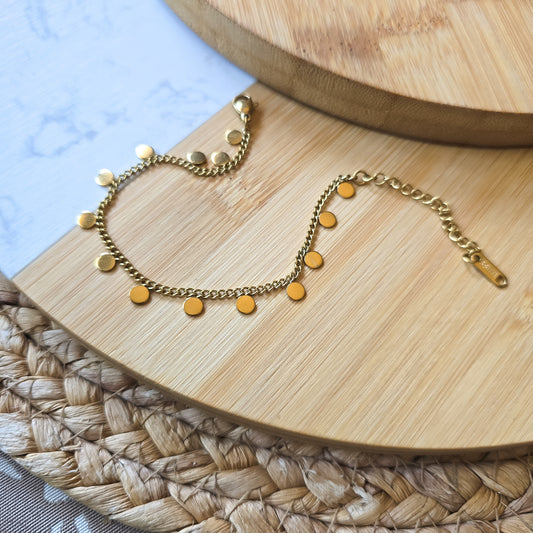 Round Tassel pendant bracelet