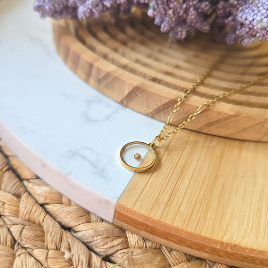 Handmade 1.2mm pendant mustard seed