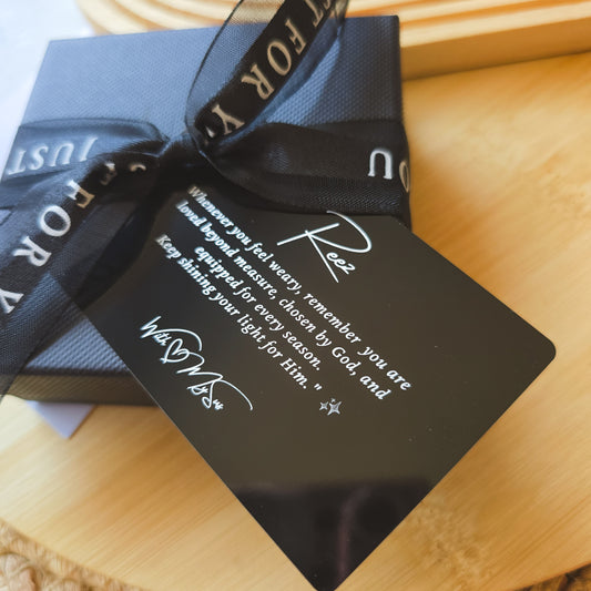 Reminder Custom Aluminium Cards