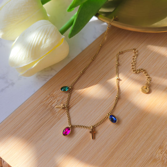 Anklet 21 - 5cm Rhinestone