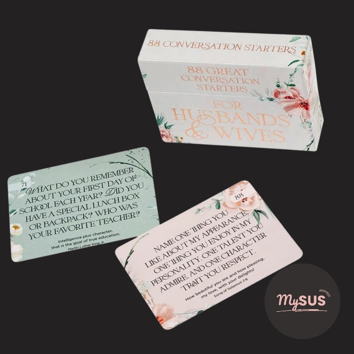 For Husband & Wives 88 Conversation Starters Boxed Cards