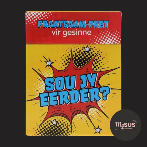 Sou Jy Eerder? Afrikaans PraatSaam-Pret vir Gesinne Boxed Cards