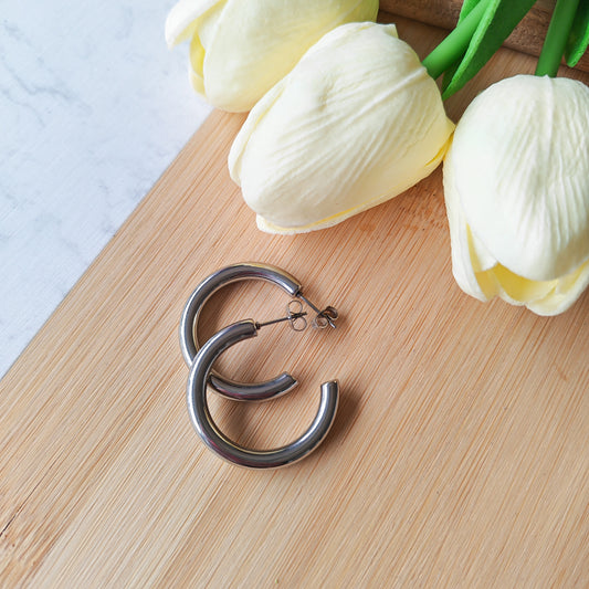Hoop Silver Large