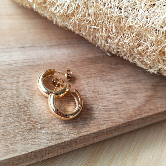 Elegant daily wear hoop earrings